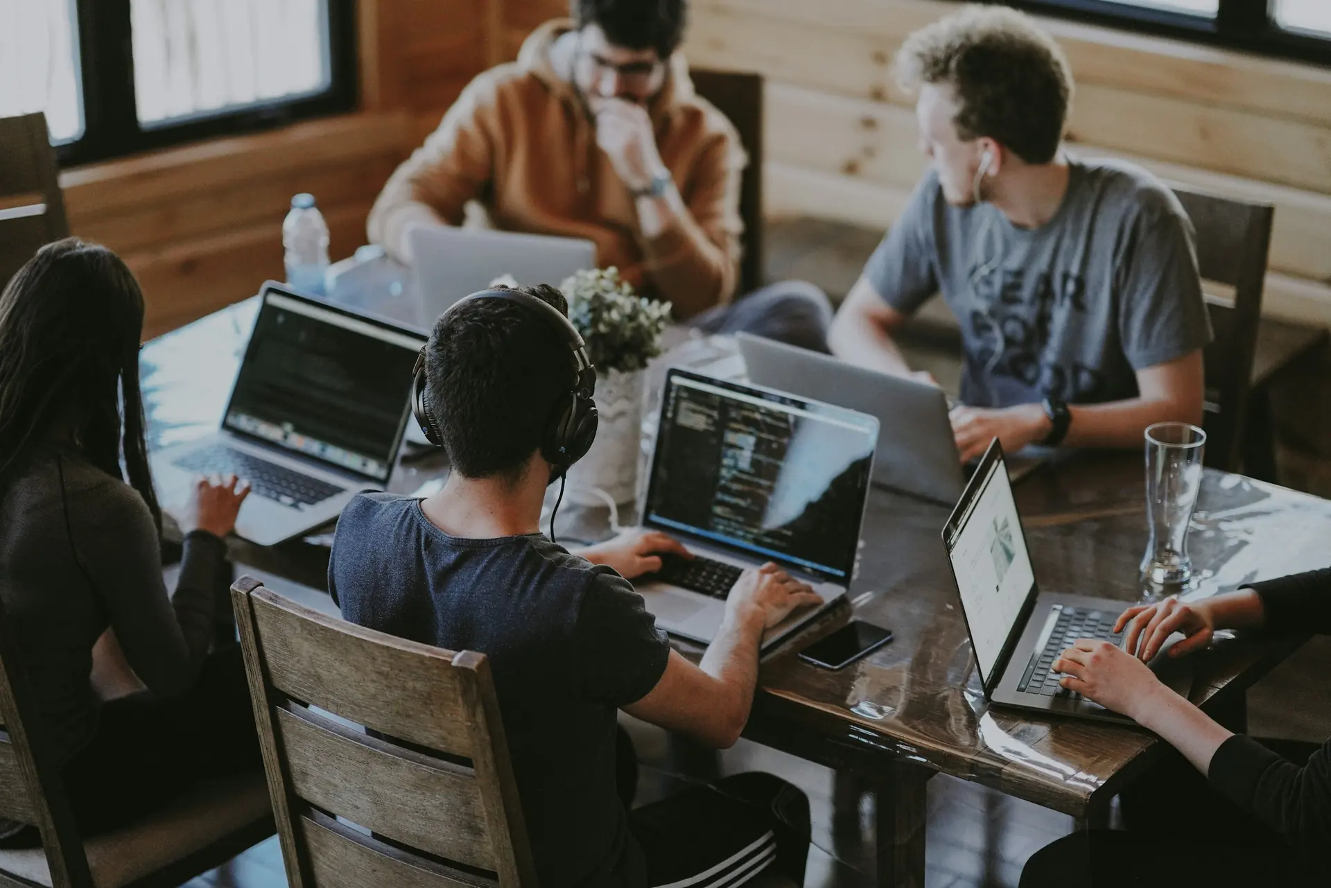 Product team collaborating on planning what to ship first