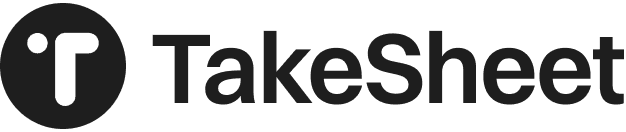 TakeSheet logo