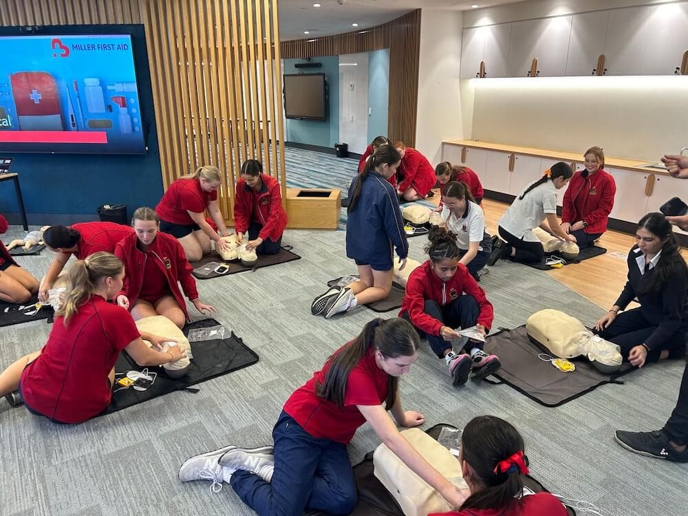 Miller First Aid website development project